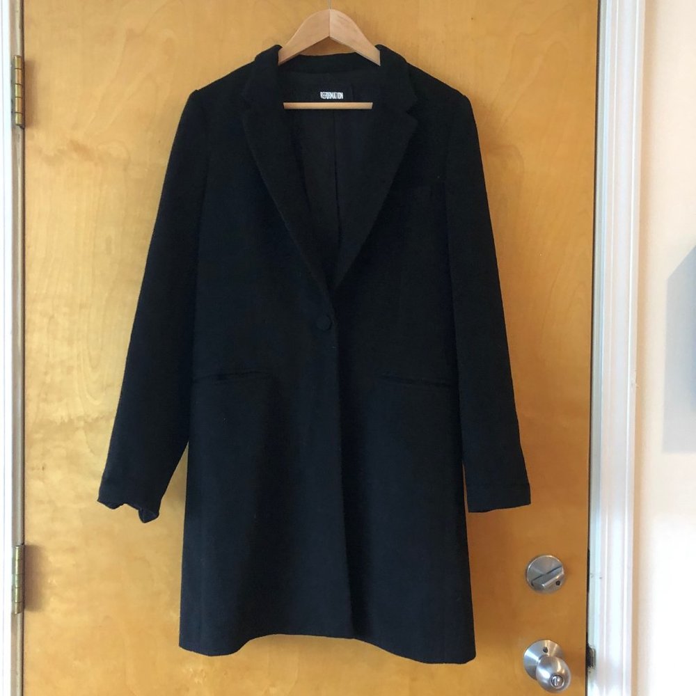Reformation Wool overcoat